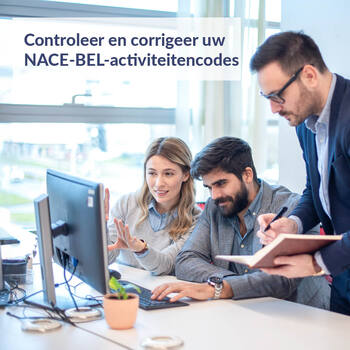 Affiche om je NACE-BEL Codes na te kijken