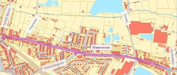 Matenstraat situering