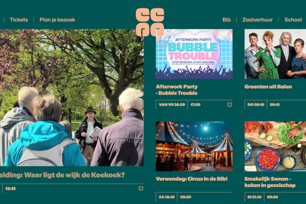 Cultuur Centraal website 